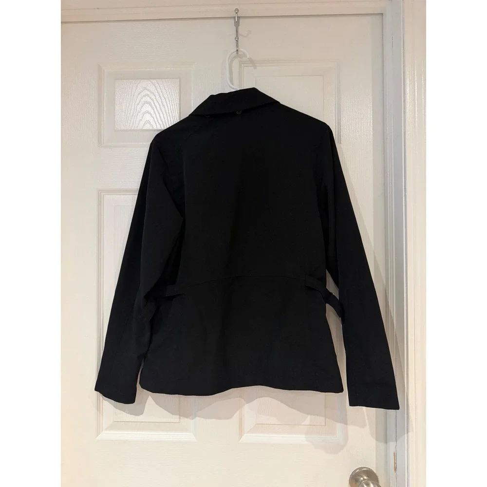 Flawed Port Authority Womens Black Full Zip Lightweight Soft‎ Shell Jacket Small